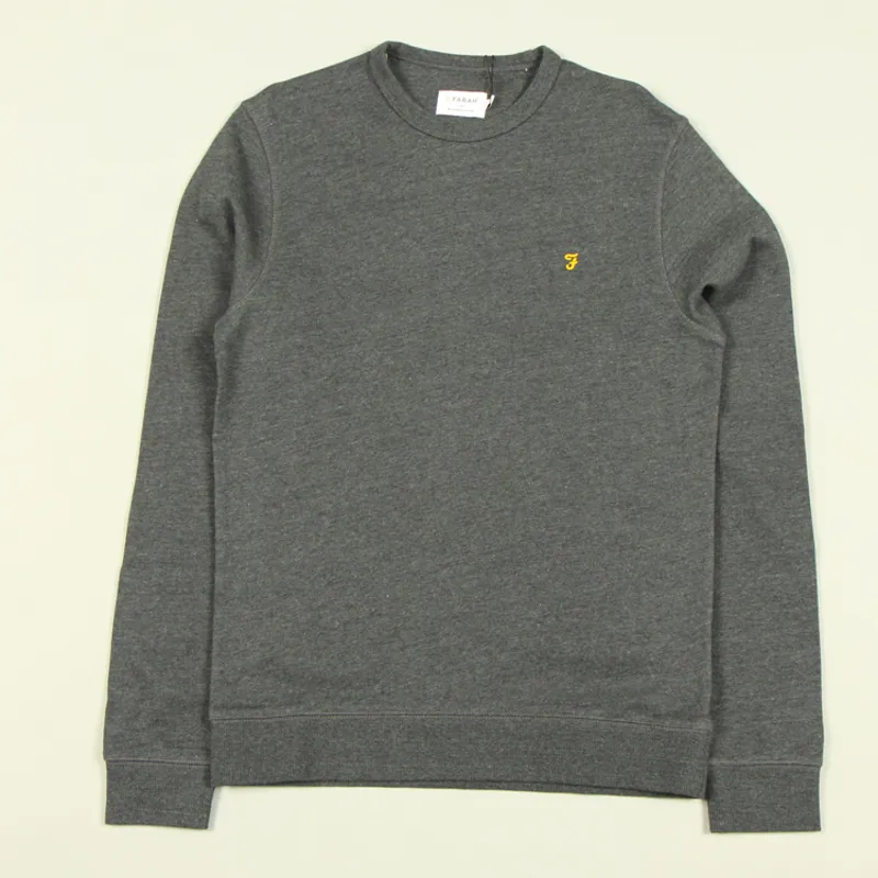 Farah Tim Sweatshirt - Farah Grey Marl